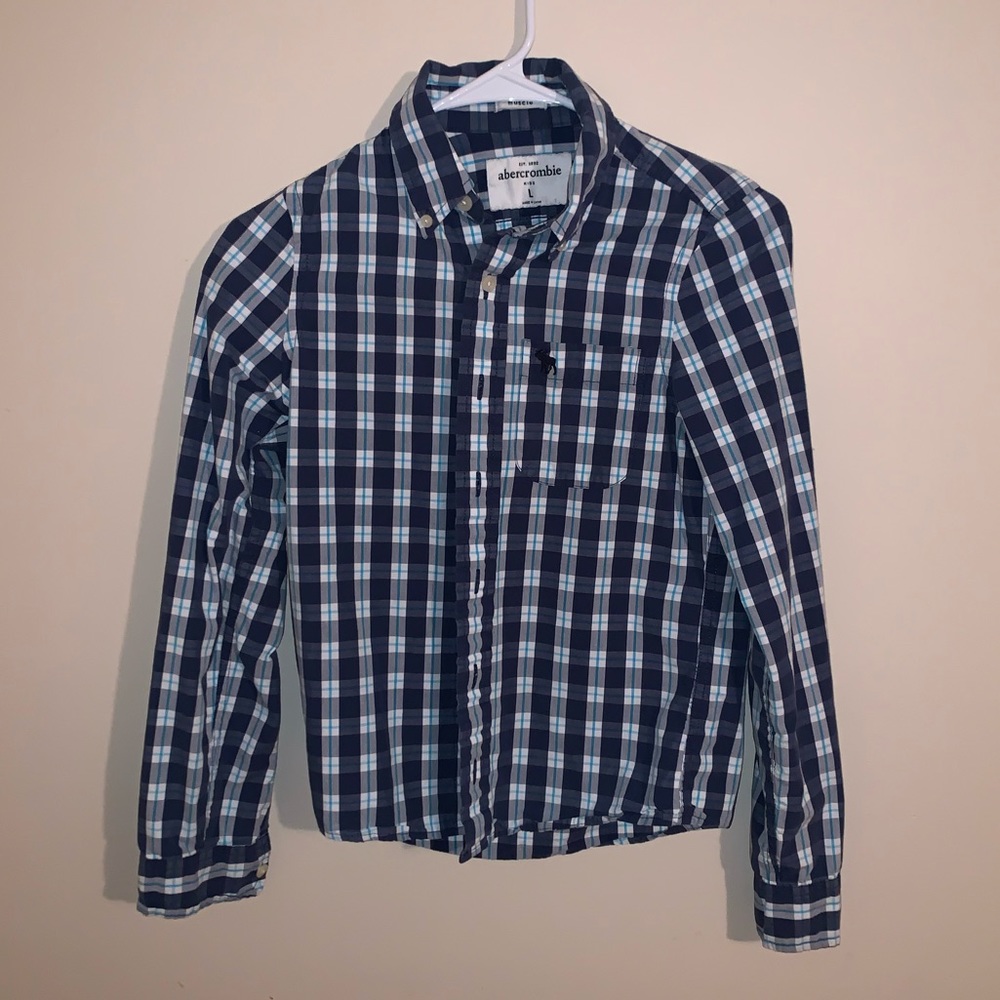 Abercrombie kids large button down shirt.